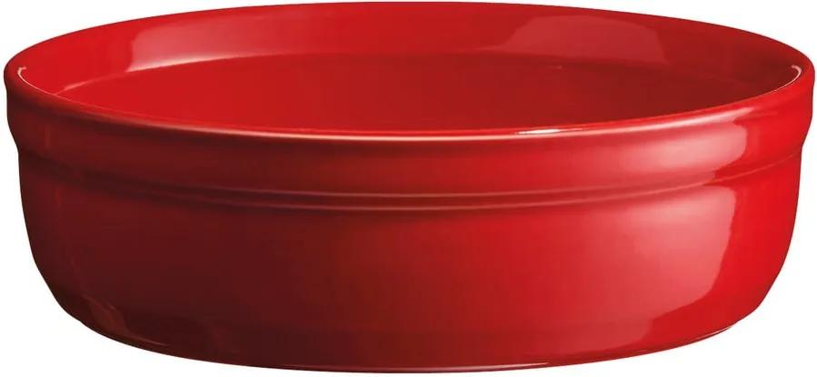 Červená zapekacia miska na crème brûlée Emile Henry, ⌀ 12 cm