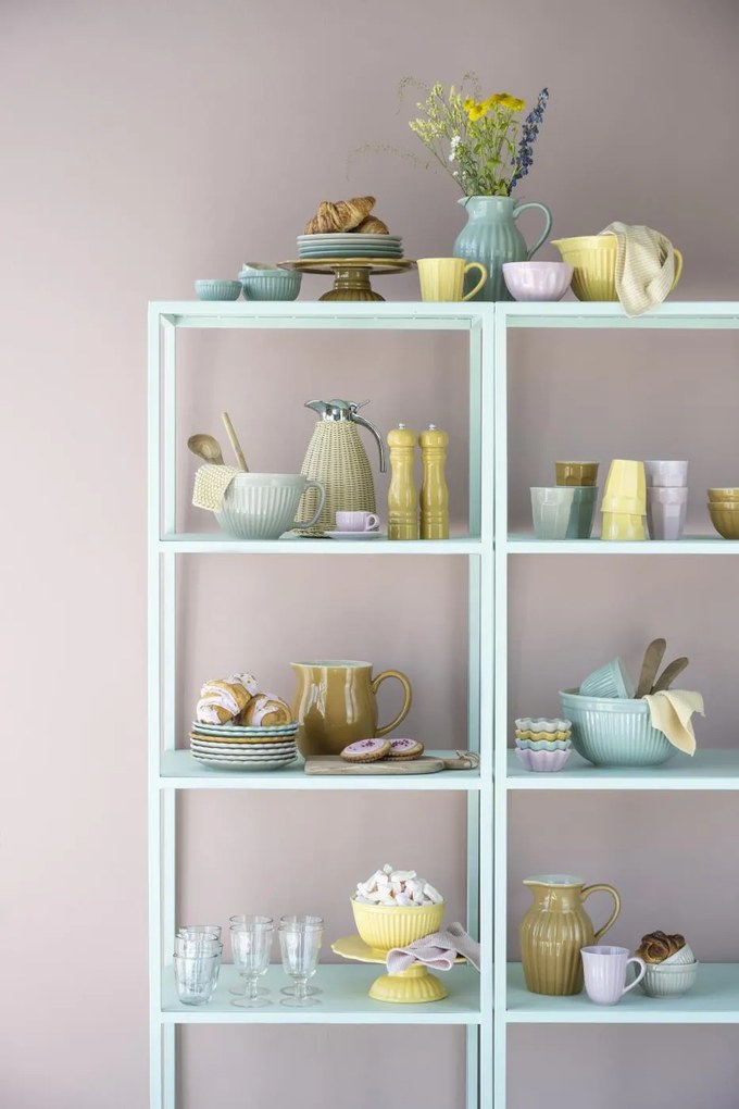 IB Laursen Žlté keramické misky MYNTE LEMONADE, set 3 ks