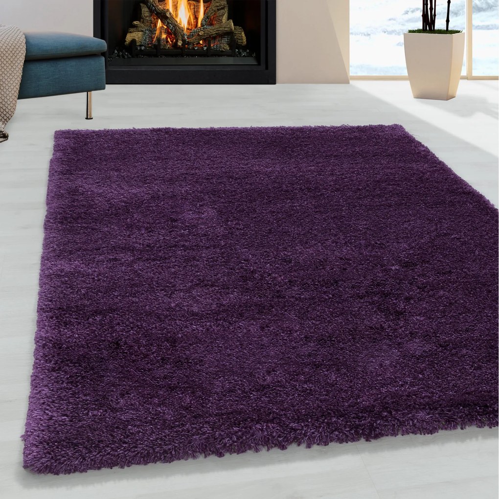 Ayyildiz koberce Kusový koberec Fluffy Shaggy 3500 lila - 120x170 cm