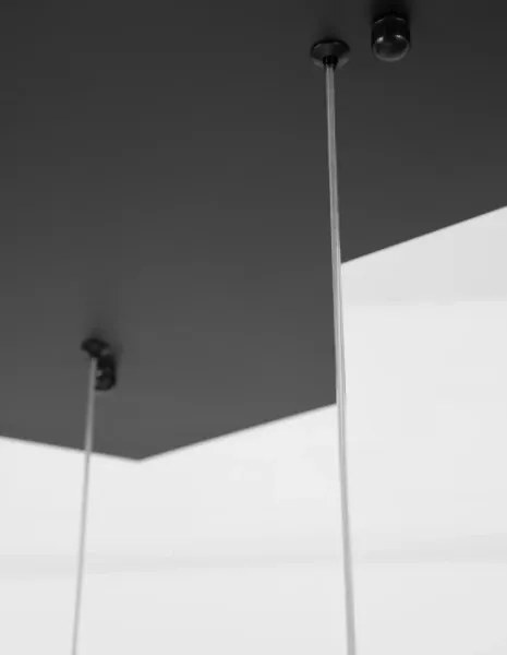 LED luster Gabbia 56 čierne