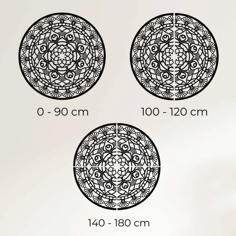 Drevená mandala na stenu – Symbol harmónie a pozitívnej energie I SENTOP PR0176