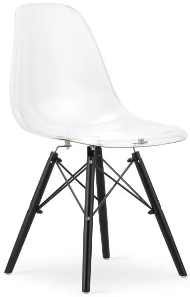 Set jedálenských stoličiek OSAKA priehľadné (4ks)