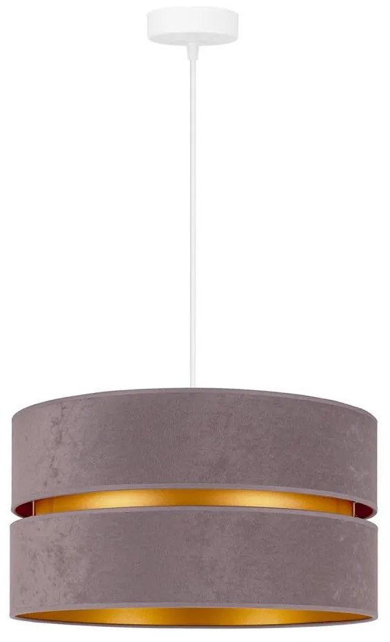 Duolla - Luster na lanku DUO 1xE27/15W/230V pr. 40 cm šedá