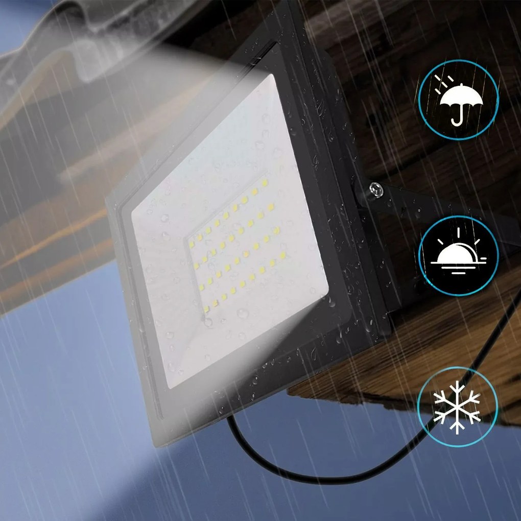 Toolight Toolight, LED panel 13x10,5 cm, 50W, 2700 lm, 4000 K, RSL003-50N, OSW-10202