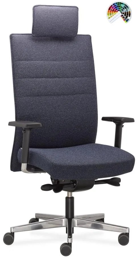 RIM Záťažová kancelárska stolička FUTURA 150 FU 3121 čalúnenie BLAZER, FLAX