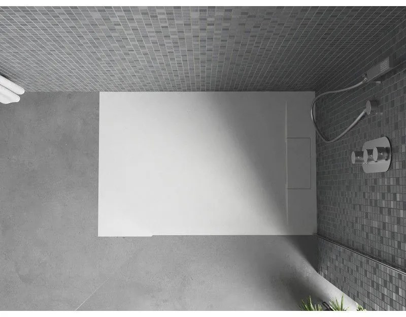 Mexen Otto, SMC obdĺžniková sprchová vanička 90 x 80 cm, biela, 4N108090