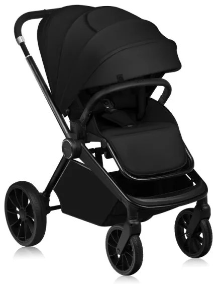 Lionelo - Kombinovaný kočík 2v1 MIKA PLUS Black Onyx