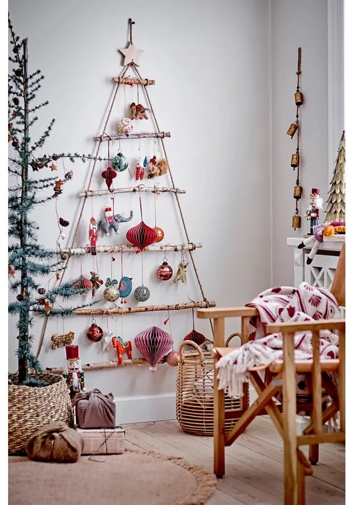 Drevené vianočné figúrky v súprave 2 ks (výška 38 cm) Darren – Bloomingville