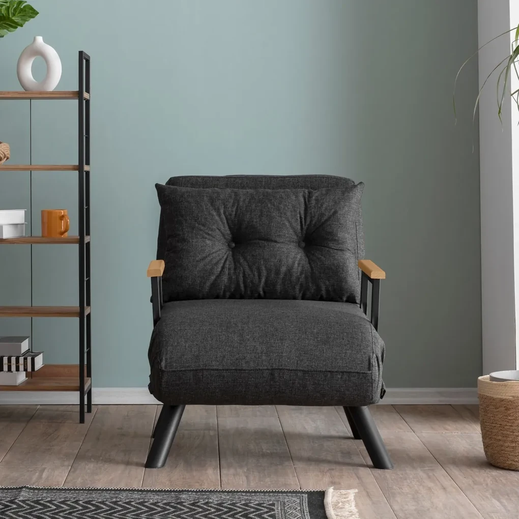 Kreslo Sando Single Dark Grey