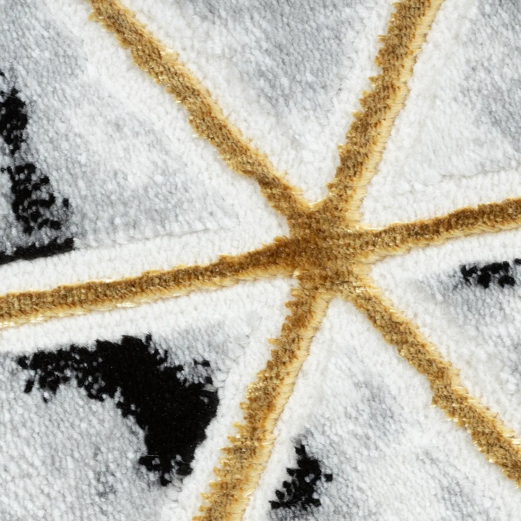 Kusový koberec Allure 1966 black/gold, 160x220, žltá, kancelária, Dywany Łuszczów