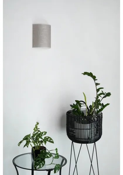 Brilagi - Nástenné svietidlo SEMI 1xE27/15W/230V pr. 20 cm tmavošedá