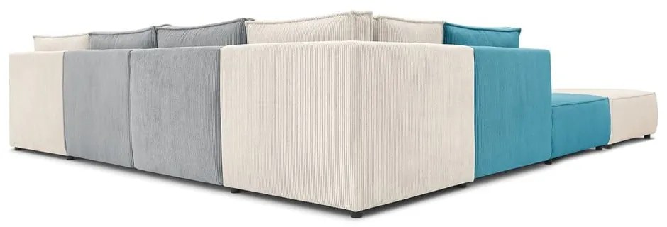 Menčestrová rohová pohovka (do tvaru "U"/variabilná) Nihad modular – Bobochic Paris