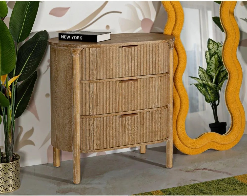 Komoda z jedlového dreva v prírodnej farbe 80,5x82x47 cm Gothenburg – Mauro Ferretti