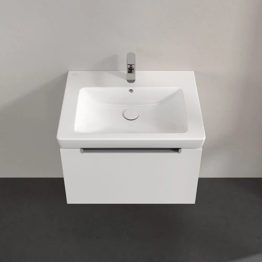 VILLEROY & BOCH Subway 2.0 závesná skrinka pod umývadlo, 1 zásuvka, 637 x 454 x 420 mm, White Matt, A68800MS