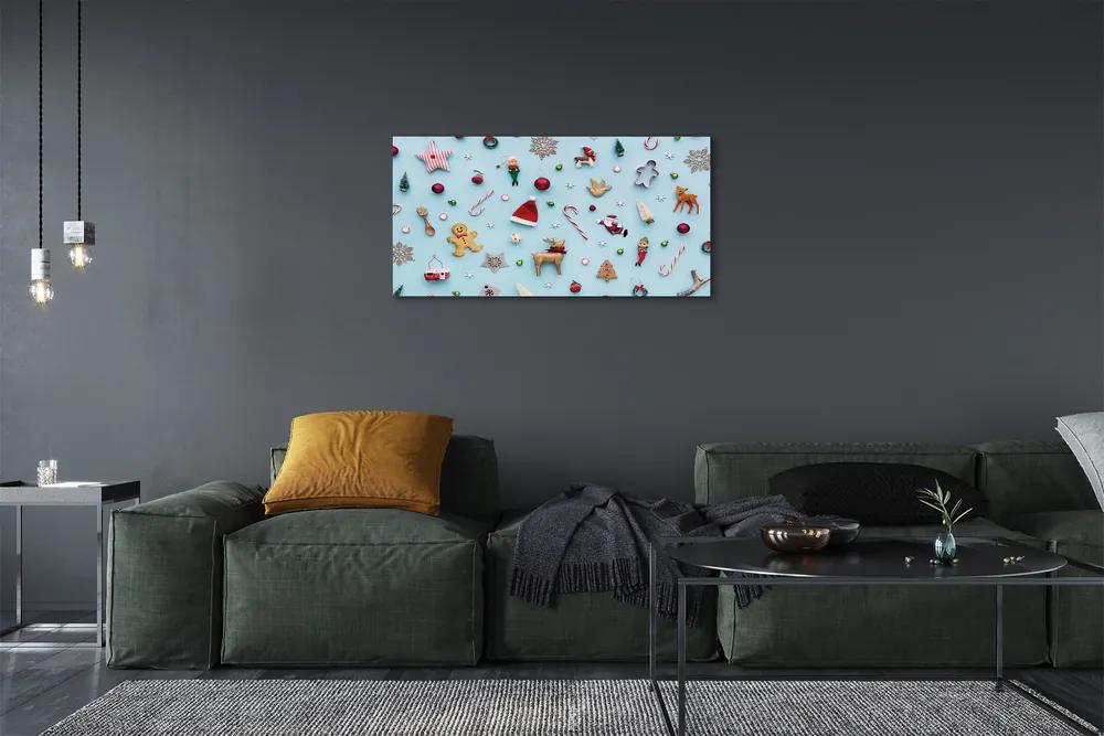 Obraz na plátne Čačky cukroví dekorácie 140x70 cm