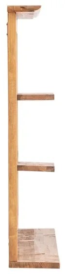 furniture-nabytek.cz - Masívne kúpeľňové zrkadlo Rangoon z borovice, lakované – 140×72 cm