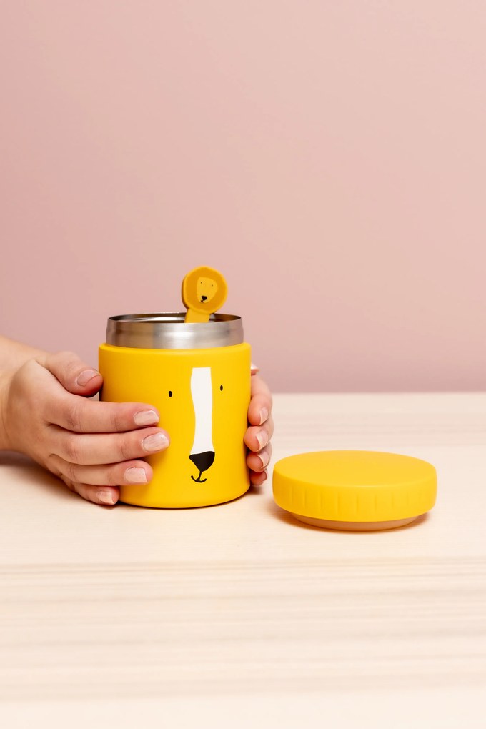 Detské silikónové lyžičky 2 ks Mr. Lion