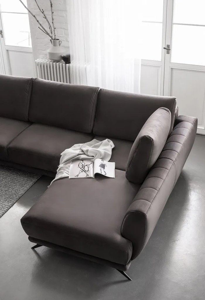 Priestranná sedačka Larco v tvare U - morská zelená