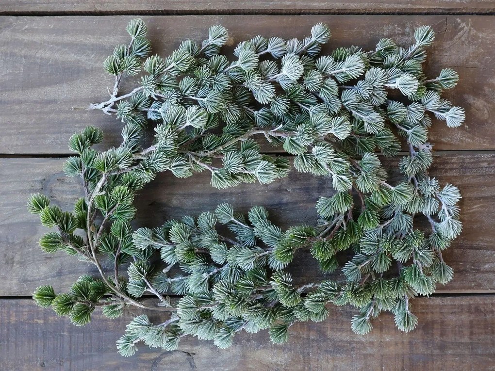 Vianočná cédrová girlanda so šiškami a bobuľami Cedar Garland - 190 cm