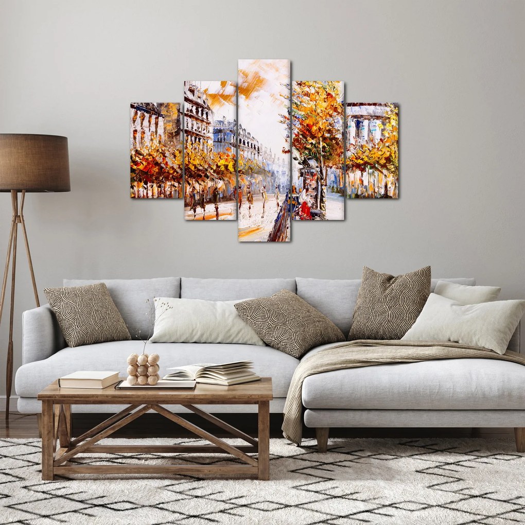 Obraz - Ulica v Paríži (150x105 cm)