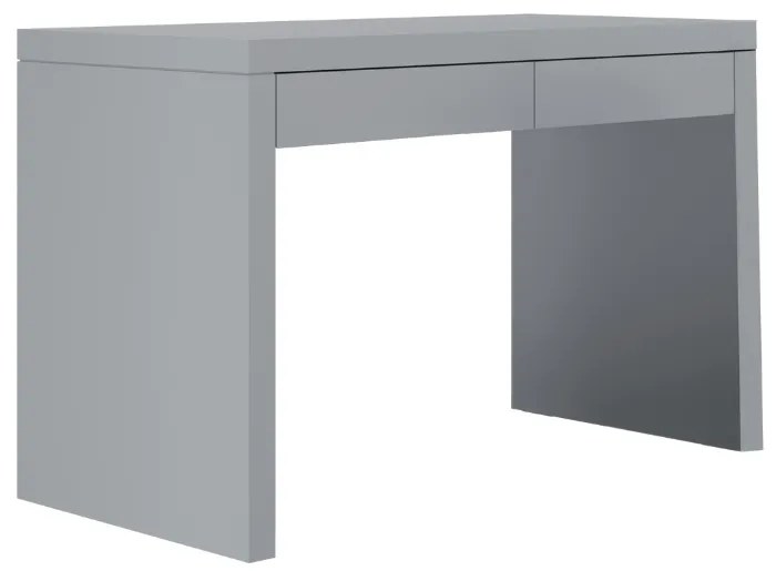 Písací stôl so šuplíkmi o šírke 120 cm SIMONE šedý