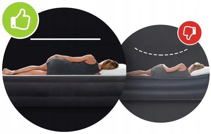 Nafukovací matrac pre deti na spanie, 157x88x18 cm, ružový, INTEX