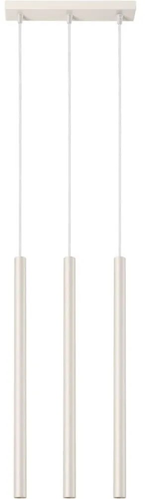 Sollux SL.1514 - Luster na lanku PASTELO 3xG9/8W/230V krémová