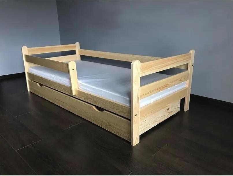 MAXMAX Detská posteľ z masívu 160x80 cm bez šuplíku - DP 025 160x80 NIE
