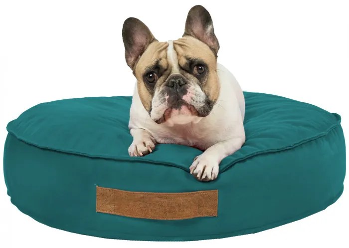 INTERMEDIC SK Okrúhly peliešok pre psa z plyšu s ortopedickou penou Farba: Sivá, Veľkosť: Priemer - 100 cm