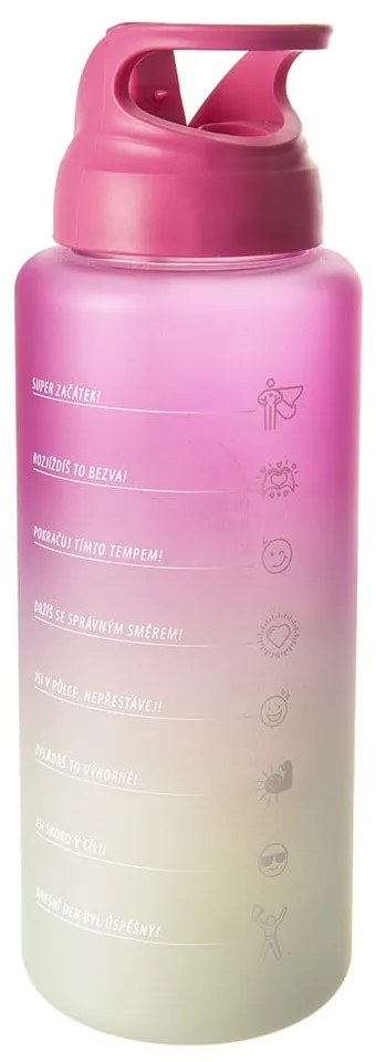 Ružová tritánová fľaša 1 l Moly – Orion