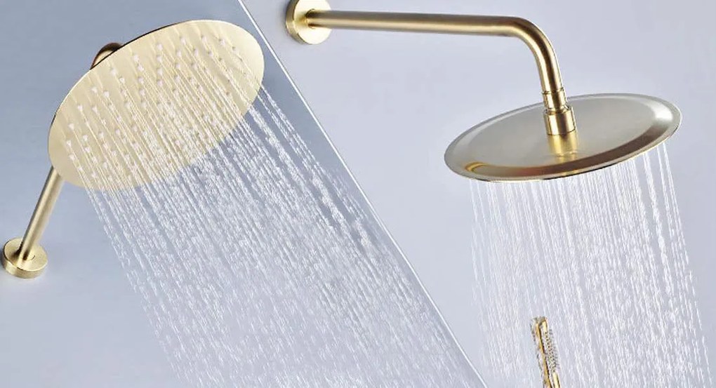 Rea Lungo - Podomietkový sprchový set, zlatá, REA-P4110