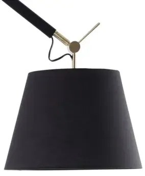 Dizajnová lampa Zyta čierne/zlaté