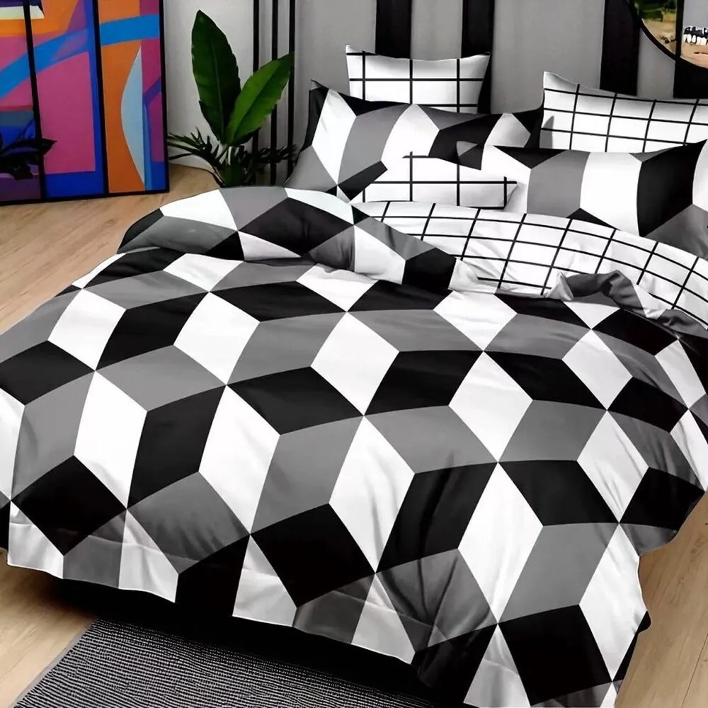 Obliečky BERMAL CUBES 7-dielna sada 140x200 cm