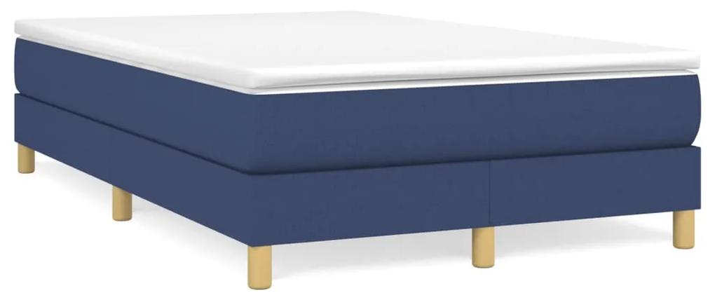 Boxspring posteľ s matracom modrá 120x190 cm látka 3269670
