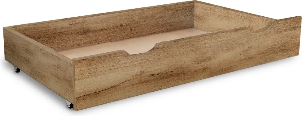 Úložný box pod posteľ 98 cm, dub artisan
