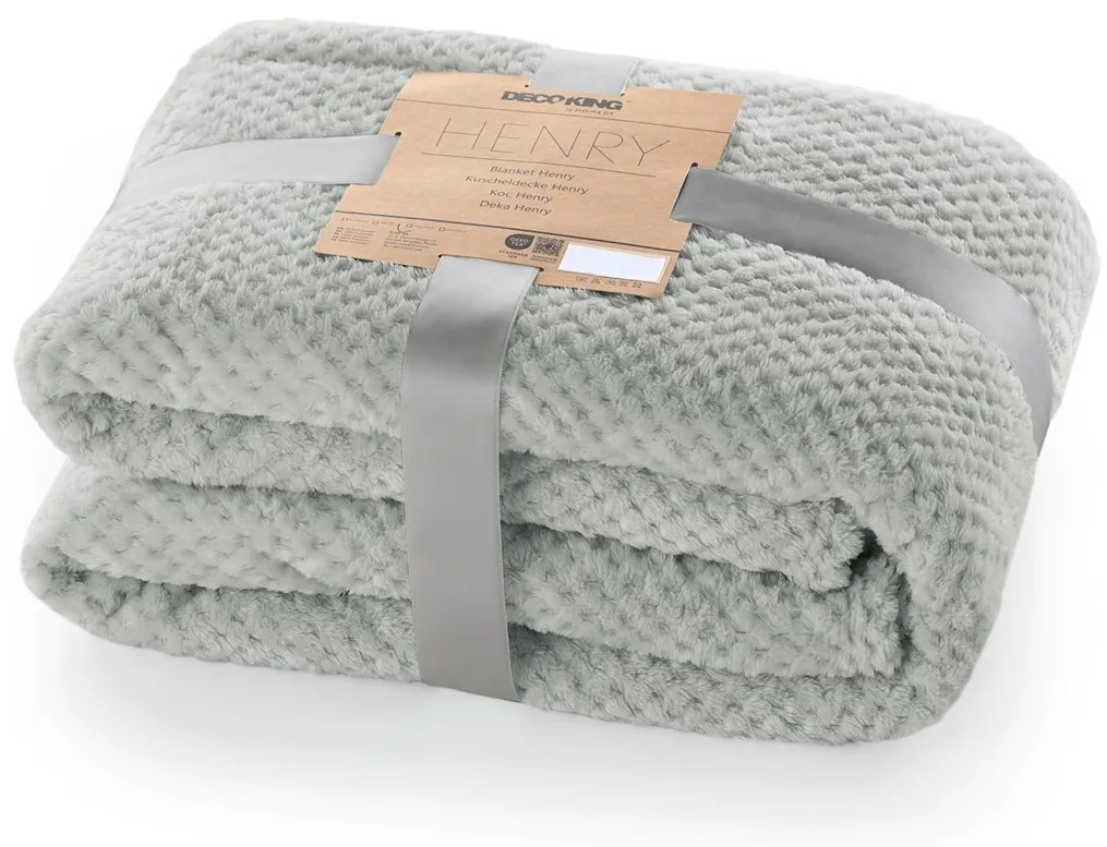 DecoKing Deka z mikrovlákna HENRY 150x200 cm Barva: CREAM/krémová