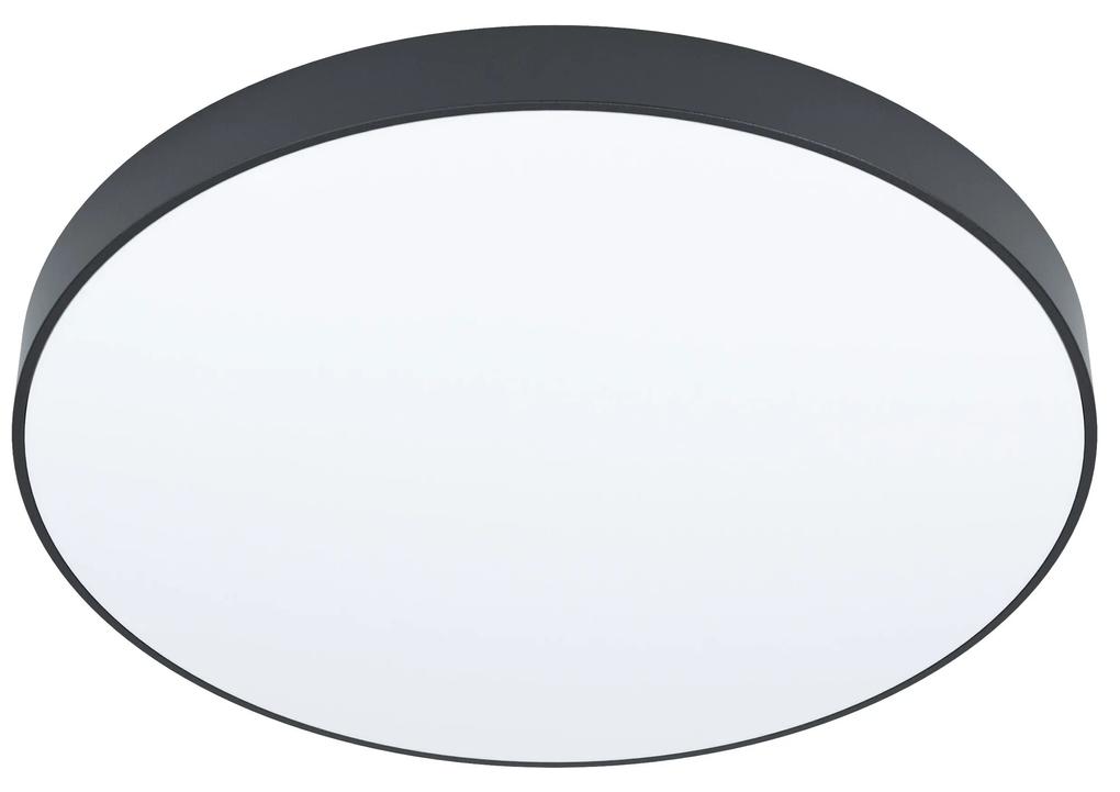 EGLO LED stropné svietidlo ZUBIETA-A, 24W, teplá biela-studená biela, 45cm, okrúhle, čierne