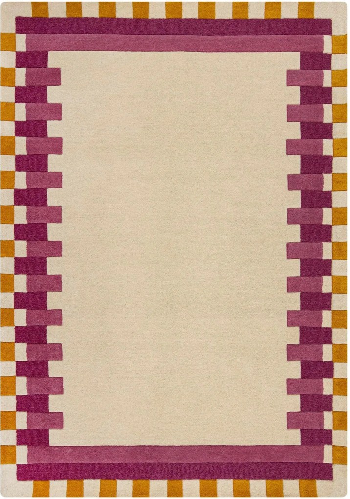 XXXLutz VLNENÝ KOBEREC, 200/290 cm žltá, ružová Flair Rugs - Online Only bytové doplnky - 003165041103