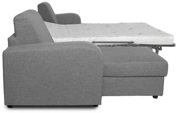 Rozkladacia sedacia súprava na každodenné spanie LIVORNO U, hnedá (penelope 04), 140