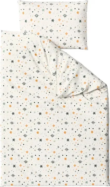 Sada krepových obliečok ASTORIA POLY krémové + plachta Jersey 90 x 200 cm cappuccino, jednolôžko