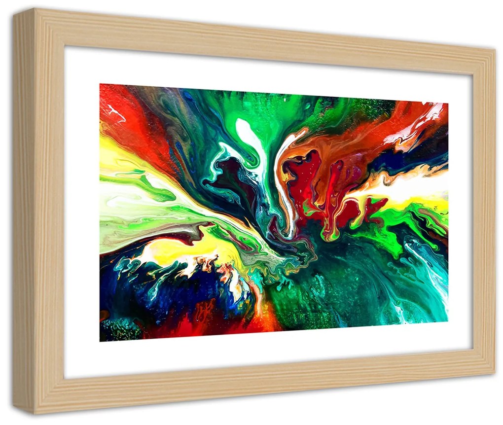 Gario Plagát Tekutá abstrakcia Farba rámu: Bez rámu, Rozmery: 30 x 20 cm