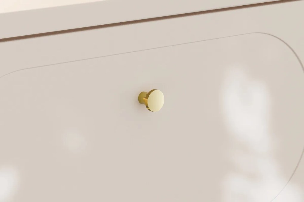 Závesná skrinka pod umývadlo Donna s doskou 120 cm piesková