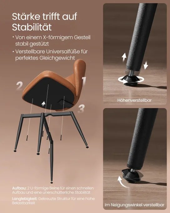 Set dvoch jedálenských stoličiek EKHO LDC180K02 (2ks)