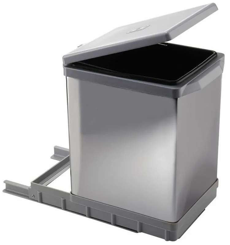 Kovový odpadkový kôš na triedený odpad/vstavaný 17 l Tower - Elletipi