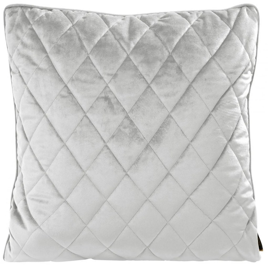 DEKORAČNÁ OBLIEČKA NA VANKÚŠ VELVET27 45X45 CM STRIEBORNÁ