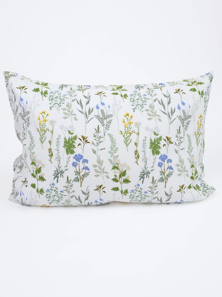 Krepová obliečka na vankúš Renforcé 70 × 90 cm - Bianca biela