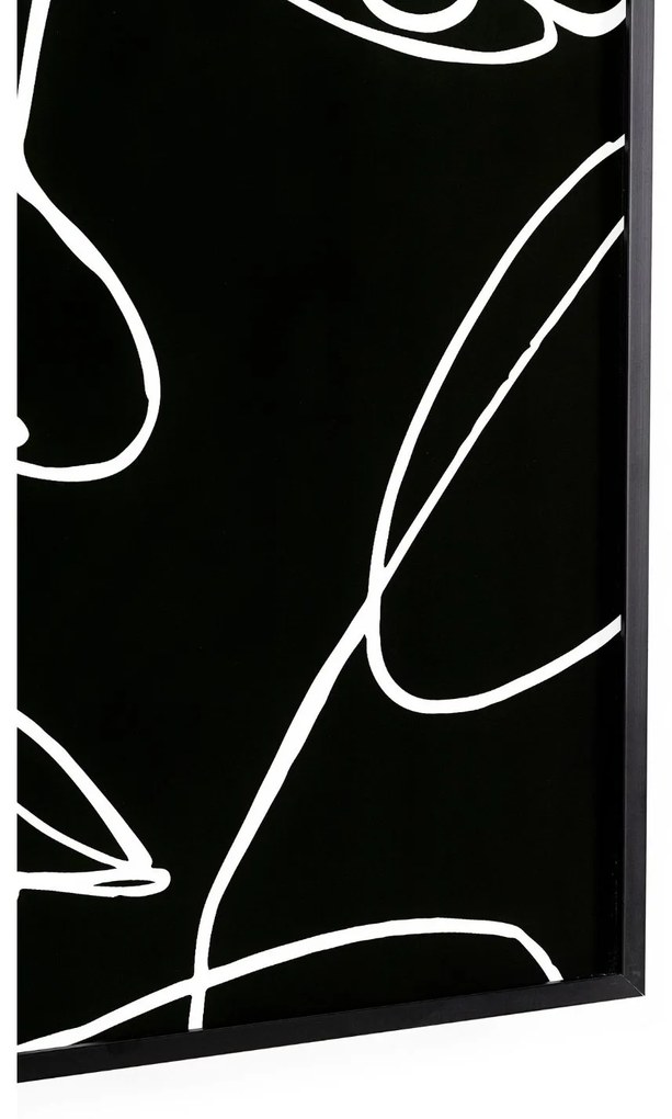 Face obraz čierno-biely 150x100 cm