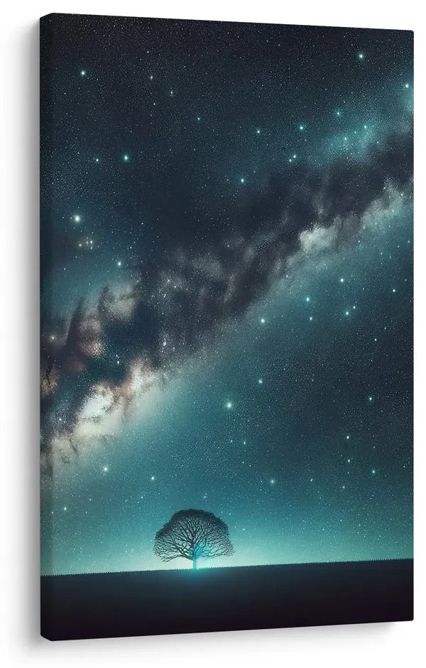 Obraz strom života a galaxia