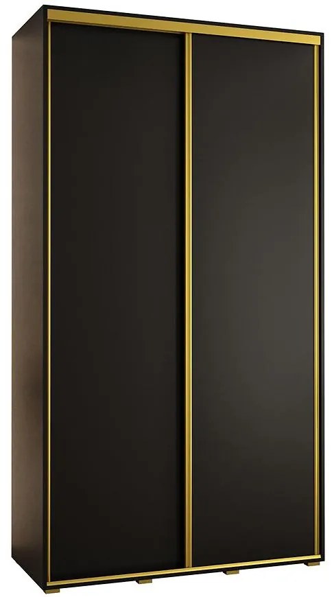 Skriňa 45 Canaris 1 130 čierna/gold