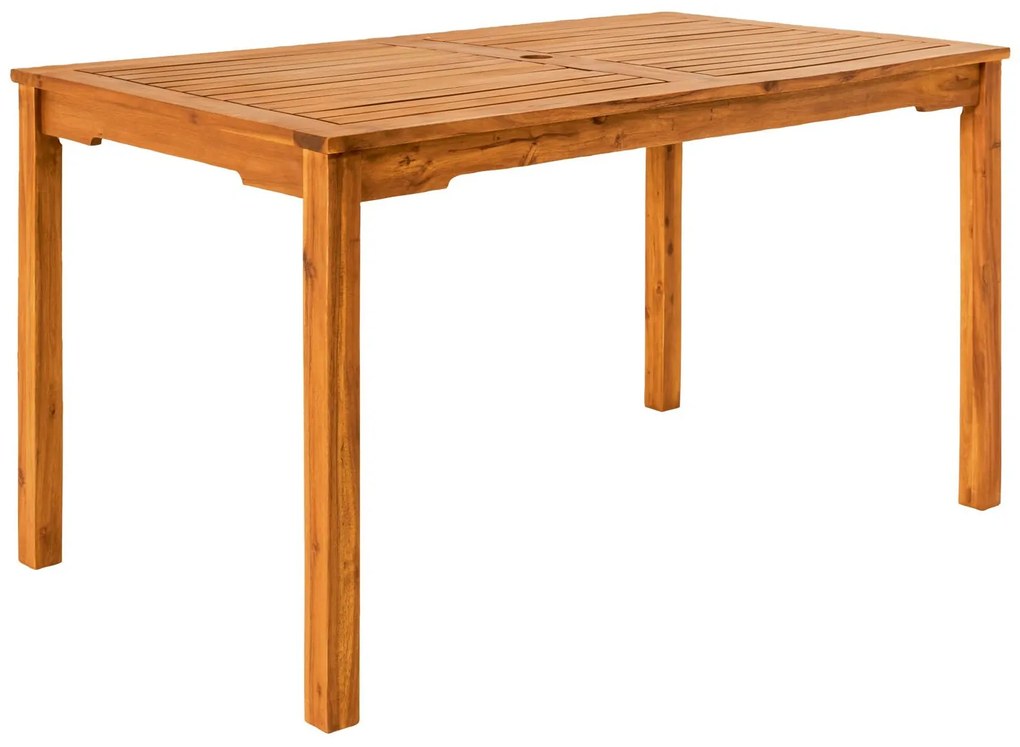 FLORABEST® Záhradný stôl z akáciového dreva, 140 x 80 cm (100324114)